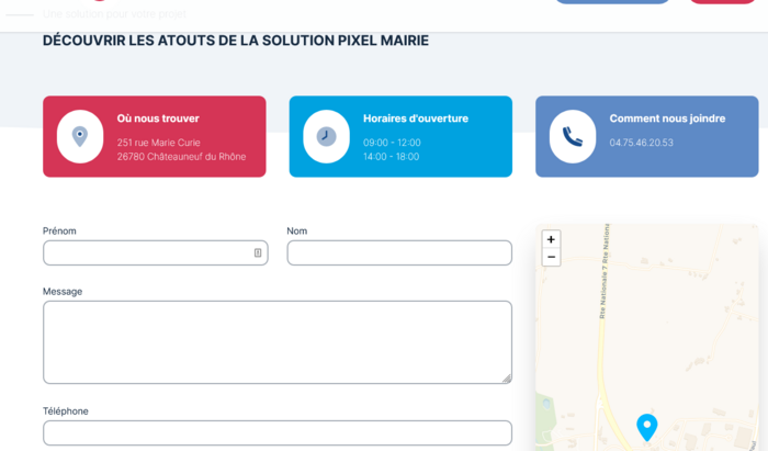 Contact pixel mairie Contact pixel mairie